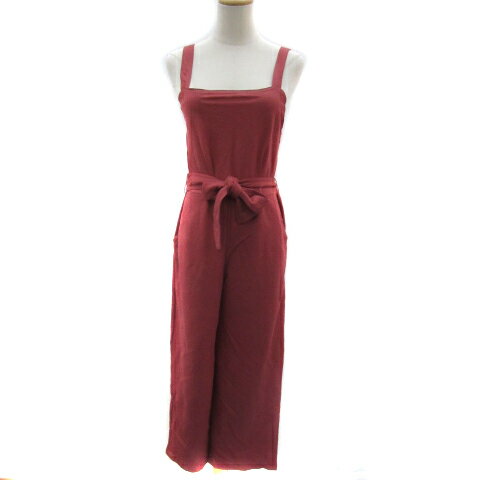 【中古】未使用品 ザラ ZARA サロペット オーバーオール ロング丈 無地 リボンベルト付き S コーラルピンク /YS9 レディース 【ベクトル 古着】 250415 【中古】未使用品 ザラ ZARA サロペット オーバーオール ロング丈 無地 リボンベルト付き S コーラルピンク /YS9 レディース 【ベクトル 古着】 250415