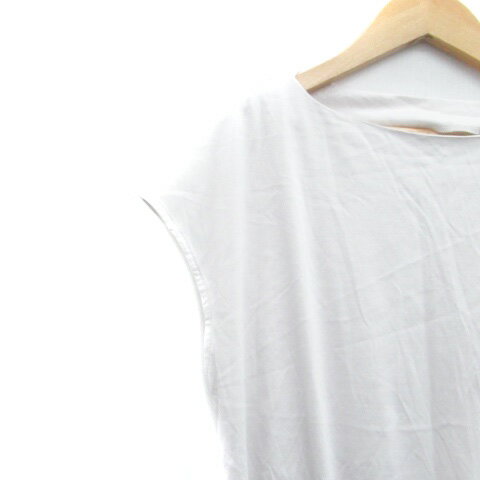 【中古】ロペピクニック ROPE Picnic ドッキングワンピース ラウンドネック フレンチスリーブ ロング丈 マキシ丈 花柄 38 M マルチカラー ライトグレー /HO20 レディース 【ベクトル 古着】 250421