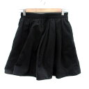 【中古】ジルスチュアート JILL STUART フレアスカート ミニ丈 2 M 黒 ブラック /HO23 レディース 【ベクトル 古着】 250430(4)