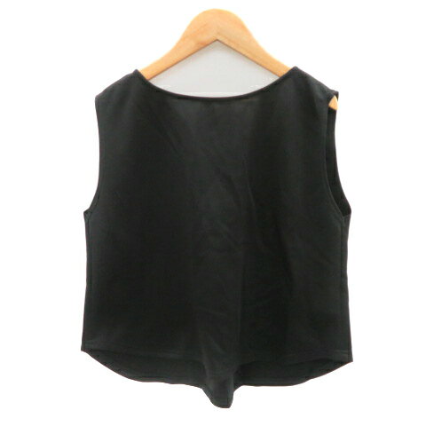 【中古】レディ Rady カットソー ノースリーブ Vネック M 黒 ブラック /YK21 レディース 【ベクトル 古着】 250418
