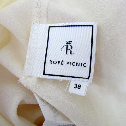 【中古】ロペピクニック ROPE Picnic ブラウス カットソー 長袖 スカラップ 刺繍 38 M オフホワイト /SY42 レディース 【ベクトル 古着】 250425 vectorpremium-18467798 ブランド古着ベクトルプレミアム店 サンプル画像3