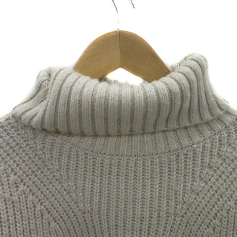 【中古】ロペピクニック ROPE Picnic ニットワンピース ロング丈 長袖 タートルネック オーバーサイズ 38 M ライトベージュ /YS1 ■MO レディース 【ベクトル 古着】 250604 vectorpremium-18516484 ブランド古着ベクトルプレミアム店 サンプル画像3