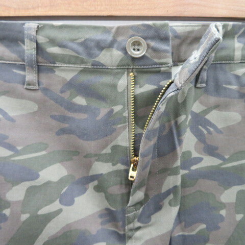 【中古】バックナンバー BACK NUMBER タイトスカート ひざ丈 迷彩柄 カモフラ柄 S マルチカラー ベージュ /YK16 レディース 【ベクトル 古着】 250512