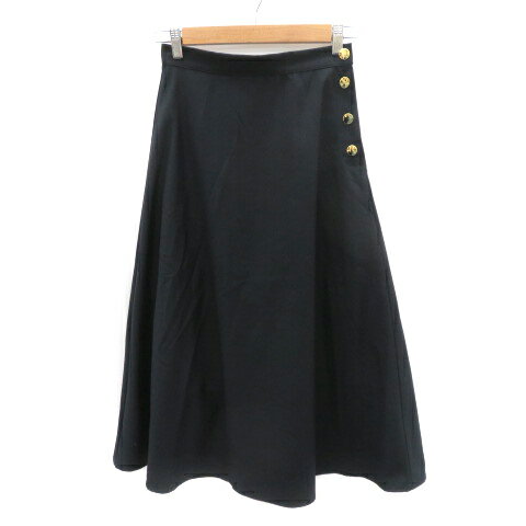 【中古】テチチ Te chichi フレアスカート ロング丈 マキシ丈 F 紺 ネイビー /YK16 レディース 【ベクトル 古着】 250514 【中古】テチチ Te chichi フレアスカート ロング丈 マキシ丈 F 紺 ネイビー /YK16 レディース 【ベクトル 古着】 250514