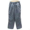 【中古】チャンピオン CHAMPION スポーツウェア ウィンドブレーカー ストレートパンツ ロング丈 M チャコールグレー /YM20 レディース 【ベクトル...