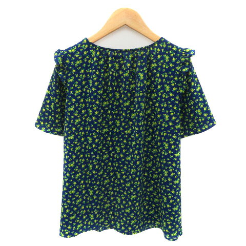 【中古】ロペピクニック ROPE Picnic シャツ ブラウス 半袖 花柄 38 M マルチカラー 紺 ネイビー /YK46 レディース 【ベクトル 古着】 250520 vectorpremium-18488262 ブランド古着ベクトルプレミアム店 サンプル画像2