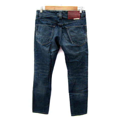 【中古】ビッグジョン Big John デニムパンツ ジーンズ スキニーパンツ ロング丈 30 紺 ネイビー /SY6 メンズ 【ベクトル 古着】 250612