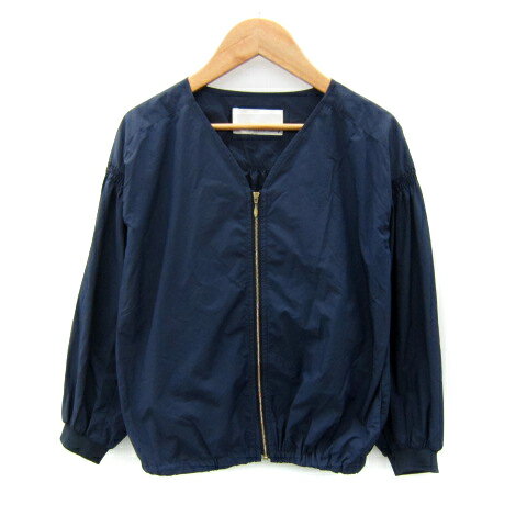 【中古】グリーンレーベルリラクシング ユナイテッドアローズ green label relaxing ブルゾンジャケット ミドル丈 無地 ジップアップ 薄手 36 S 紺 ネイビー /SY34 レディース 【ベクトル 古着】 250611 【中古】グリーンレーベルリラクシング ユナイテッドアローズ green label relaxing ブルゾンジャケット ミドル丈 無地 ジップアップ 薄手 36 S 紺 ネイビー /SY34 レディース 【ベクトル 古着】 250611