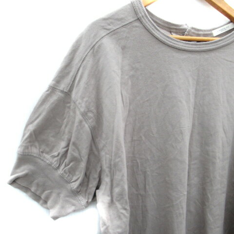 【中古】クラシカルエルフ CLASSICAL ELF Tシャツ カットソー 半袖 ラウンドネック M グレージュ /SM24 レディース 【ベクトル 古着】 250617