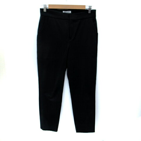 【中古】ミラショーン mila schon テーパードパンツ アンクル丈 42 XL 大きいサイズ 黒 ブラック /SM8 レディース 【ベクトル 古着】 2..