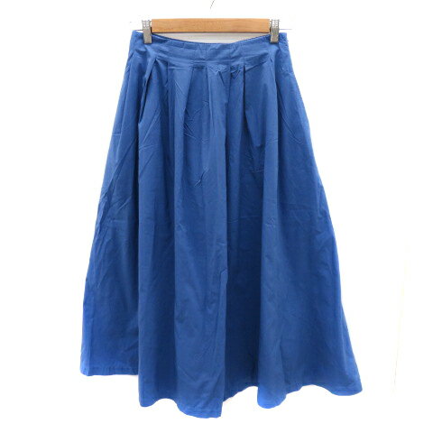 【中古】プラステ PLST フレアスカート ギャザースカート ロング丈 マキシ丈 M 青 ブルー /YK3 レディース 【ベクトル 古着】 250711 【中古】プラステ PLST フレアスカート ギャザースカート ロング丈 マキシ丈 M 青 ブルー /YK3 レディース 【ベクトル 古着】 250711