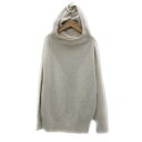 【中古】ニコアンド Niko and.. ニットパーカー セーター プルオーバー 長袖 ウール混 F オフホワイト /YS26 レディース 【ベクトル 古着】 250808