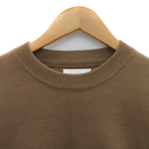 【中古】ウィム WYM ニット セーター 長袖 オーバーサイズ M ブラウン /YK13 メンズ 【ベクトル 古着】 250719