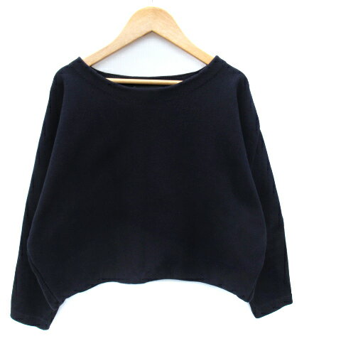 【中古】ノーブル NOBLE カットソー 長袖 ラウンドネック 紺 ネイビー /SM16 レディース 【ベクトル 古着】 250804