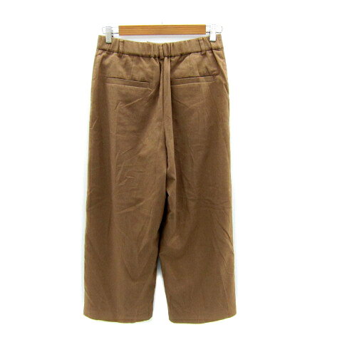 【中古】グローバルワーク GLOBAL WORK ワイドパンツ タックパンツ アンクル丈 無地 L 茶 ブラウン /SY24 レディース 【ベクトル 古着】 250905 vectorpremium-18634076 ブランド古着ベクトルプレミアム店 サンプル画像2