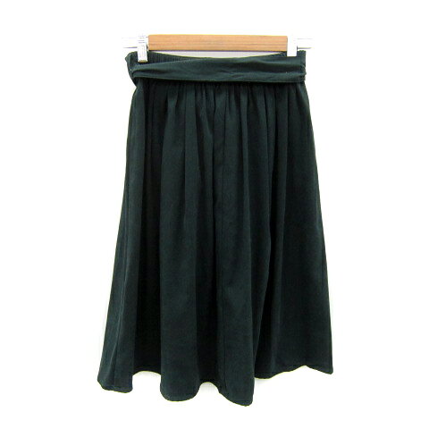 【中古】ロペピクニック ROPE Picnic フレアスカート ミモレ丈 無地 リボンベルト付き 38 M 緑 グリーン /SY19 レディース 【ベクトル 古着】 251009 vectorpremium-18683680 ブランド古着ベクトルプレミアム店 サンプル画像2