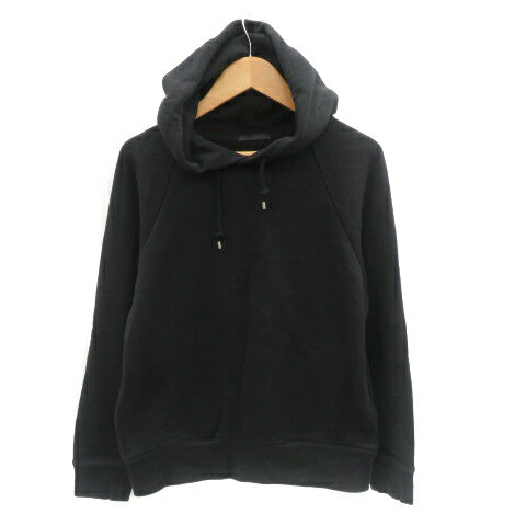 【中古】ゾゾ ZOZO パーカー スウェット プルオーバー 黒 ブラック /YK32 レディース 【ベクトル 古着】 251006
