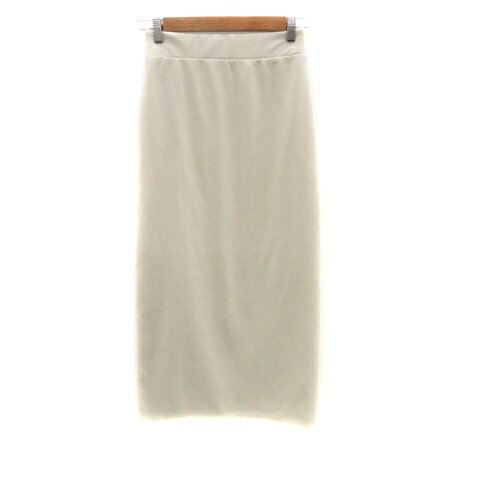 【中古】ディスコート Discoat タイトスカート ロング丈 マキシ丈 M オフホワイト /HO12 レディース 【ベクトル 古着】 251014