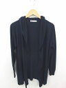 【中古】セブンデイズサンデイ SEVENDAYS=SUNDAY カーディガン ひざ丈 トッパー フード 無地 シンプル 綿 コットン 長袖 M 紺 ネイビー /TT53 レディース 【ベクトル 古着】 200214 ブランド古着ベクトルプレミアム店(4)
