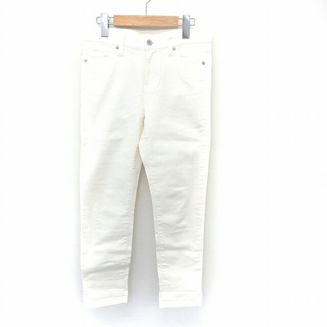 【中古】グリーンレーベルリラクシング ユナイテッドアローズ green label relaxing パンツ スキニー ロング ジップフライ ポケット シンプル 38 ホワイト /ST35 レディース 【ベクトル 古着】 200620 ブランド古着ベクトルプレミアム店ブランドグリーンレーベルリラクシング ユナイテッドアローズ green label relaxing表記サイズ38実寸サイズウエスト：約72cm　もも幅：約19cm　裾幅：約14cm　股上：約26cm　股下：約61cm　　素材コットン97％ポリウレタン3％色ホワイト ※色に関してはこの商品の出品者の主観で判断しておりますので、カタログや正規のカラーとは言い回しが異なる場合があります。仕様ジップフライ ポケット有り状態USEDです。多少の使用感がありますが、目立った汚れやダメージはありません。問題なく着用していただけます。 ※中古品を扱っているため、元の商品のデザインや形状が全て把握できかねますので、予めご了承下さい。 ※神経質な方はご遠慮下さい。商品のお問い合わせの回答を休止しております。＊各商品ページの商品詳細等をご確認の上ご購入ください。【中古】グリーンレーベルリラクシング ユナイテッドアローズ green label relaxing パンツ スキニー ロング ジップフライ ポケット シンプル 38 ホワイト /ST35 レディース 【ベクトル 古着】 200620 ブランド古着ベクトルプレミアム店状態ランク　”B”詳細については、下記および「状態ランクについて」ページをご覧ください。未使用・新品の商品ほぼ新品同様の商品使用感が少なく、かなり状態の良い商品使用感はあるが、傷や汚れの少ない商品使用感の他、傷や汚れが見られる商品かなり大きな傷みがある難あり商品※S〜CランクはUSED品となりますので、使用感をご理解の上でご入札下さい。状態ランクについてinformationブランドグリーンレーベルリラクシング ユナイテッドアローズ green label relaxing表記サイズ38実寸サイズウエスト：約72cm　もも幅：約19cm　裾幅：約14cm　股上：約26cm　股下：約61cm　　素材コットン97％ポリウレタン3％色ホワイト ※色に関してはこの商品の出品者の主観で判断しておりますので、カタログや正規のカラーとは言い回しが異なる場合があります。仕様ジップフライ ポケット有り状態USEDです。多少の使用感がありますが、目立った汚れやダメージはありません。問題なく着用していただけます。 ※中古品を扱っているため、元の商品のデザインや形状が全て把握できかねますので、予めご了承下さい。 ※神経質な方はご遠慮下さい。商品のお問い合わせの回答を休止しております。＊各商品ページの商品詳細等をご確認の上ご購入ください。本商品は一点物です他サイトや店舗にて販売している商品です。多少のお時間差にて欠品になることもございます。予めご了承頂ますようお願い致します。ベクトル・サイズガイドはこちらこの商品と同じブランドの商品を見る