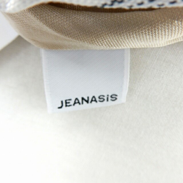 【中古】ジーナシス JEANASIS パンツ スラックス ストライプ ジップフライ ポケット F ホワイト /ST15 レディース 【ベクトル 古着】 210709 vectorpremium-17098343 ブランド古着ベクトルプレミアム店 サンプル画像3