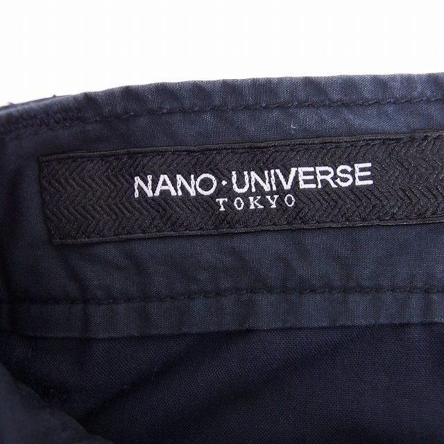 【中古】ナノユニバース nano universe パンツ テーパード ロング 無地 コットン 綿 S ネイビー 紺 /FT7 レディース 【ベクトル 古着】 200325 ブランド古着ベクトルプレミアム店 vectorpremium-17101148 ブランド古着ベクトルプレミアム店 サンプル画像3