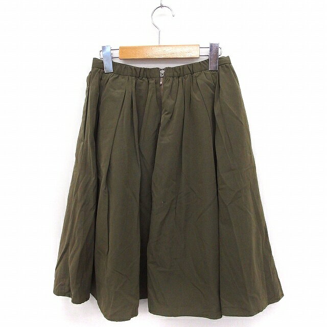 【中古】アーバンリサーチ URBAN RESEARCH スカート ギャザー ひざ下丈 無地 シンプル F カーキ /FT25 レディース 【ベクトル 古着】 200620 ブランド古着ベクトルプレミアム店 vectorpremium-17099823 ブランド古着ベクトルプレミアム店 サンプル画像2