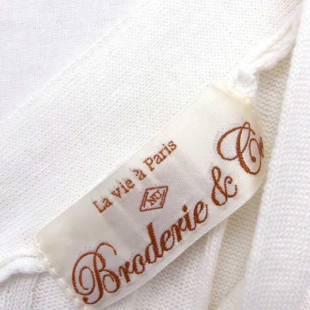 【中古】ブロードゥリー&コー Broderie&Co ナノユニバース ニット セーター Vバック 長袖 コットン 綿 36 ホワイト 白 /FT50 レディース 【ベクトル 古着】 200622 ブランド古着ベクトルプレミアム店 vectorpremium-17097438 ブランド古着ベクトルプレミアム店 サンプル画像3