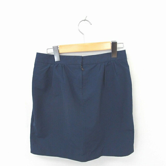 【中古】ジャーナルスタンダード レリューム JOURNAL STANDARD relume スカート フレア ミニ 薄手 無地 シンプル 綿 コットン 36 紺 ネイビー /TT42 レディース 【ベクトル 古着】 210423