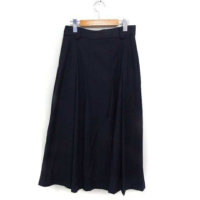 【中古】ミラオーウェン Mila Owen ボックスプリーツ スカート ロング丈 無地 シンプル 0 ネイビー 紺 /FT37 レディース 【ベクトル 古着】 250512 vectorpremium-18605003 ブランド古着ベクトルプレミアム店 サンプル画像2