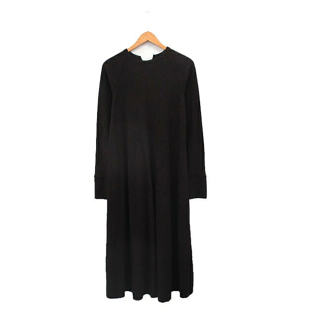 【中古】ミラオーウェン Mila Owen ワンピース ロング 長袖 ワッフル生地 シンプル 0 ダークブラウン /KT14 レディース 【ベクトル 古着】 250512 vectorpremium-18605338 ブランド古着ベクトルプレミアム店 サンプル画像2