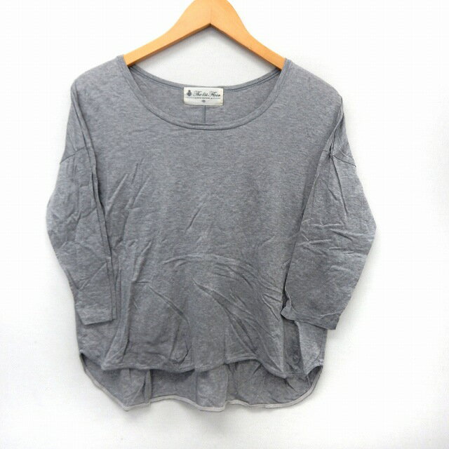 【中古】ナノユニバース nano universe カットソー Tシャツ 七分袖 無地 シンプル テールカット F グレー /ST36 レディース 【ベクトル 古着】 200612 ブランド古着ベクトルプレミアム店 vectorpremium-17108648 ブランド古着ベクトルプレミアム店 パッケージ画像