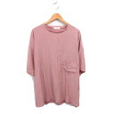 【中古】スタイルミキサー STYLEMIXER チュニック 丸首 ゆったり プルオーバー 半袖 FREE ピンク /TT レディース 【ベクトル 古着】 250503(4)