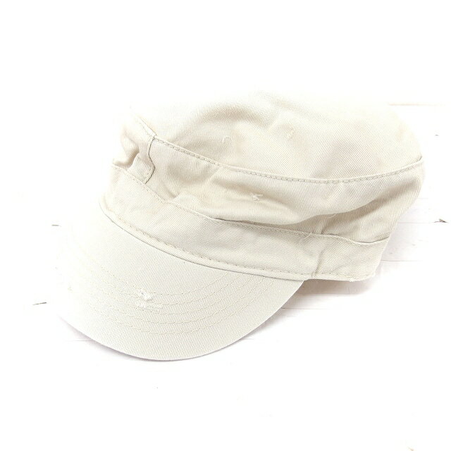 【中古】オルタナティブ ALTERNATIVE キャップ 帽子 ダメージ加工 綿 コットン OS ライトベージュ 薄茶 /TT メンズ 【ベクトル 古着】 251205