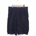 【中古】ティヤマイ t.yamai パンツ ハーフ 膝丈 ジップフライ 薄手 ポケット 1 ネイビー /ST55 レディース 【ベクトル 古着】 200824 ...