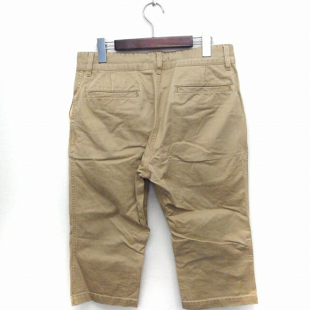 【中古】ビームス BEAMS パンツ クロップド チノパン 無地 シンプル コットン 綿 S ベージュ /FT21 レディース 【ベクトル 古着】 200814 ブランド古着ベクトルプレミアム店