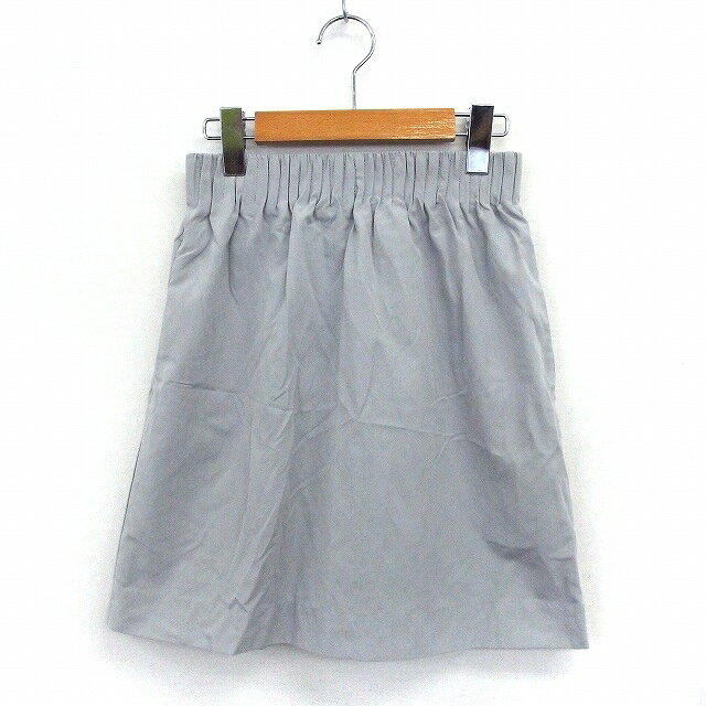 【中古】カスタネ Kastane スカート フレア ミニ ウエストゴム シンプル FREE グレー /ST20 レディース 【ベクトル 古着】 200827 ブランド古着ベクトルプレミアム店