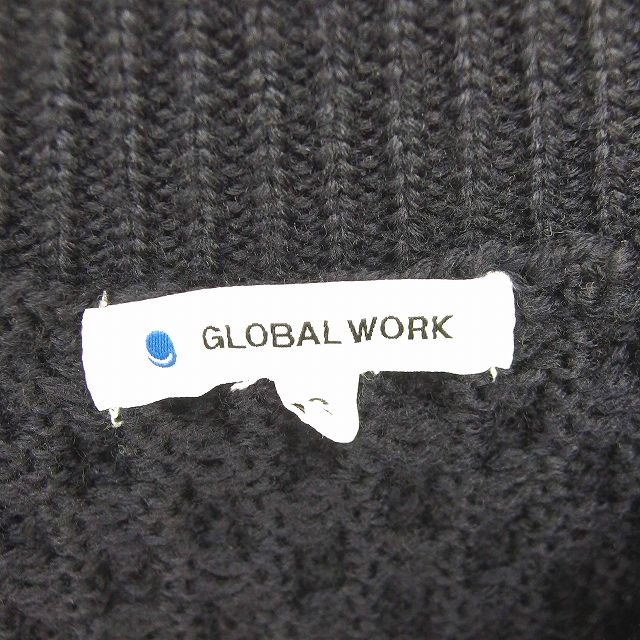 【中古】グローバルワーク GLOBAL WORK ニット セーター 丸首 ケーブル編み ラグランスリーブ 長袖 S 紺 ネイビー /TT13 レディース 【ベクトル 古着】 200819 ブランド古着ベクトルプレミアム店 vectorpremium-17105924 ブランド古着ベクトルプレミアム店 サンプル画像3