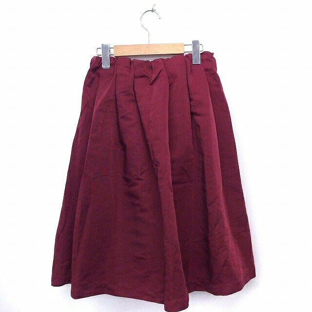 ブランド古着ベクトルプレミアム店の【中古】アーバンリサーチ サニーレーベル URBAN RESEARCH Sonny Label スカート ギャザー ロング 無地 ナイロン F レッド 赤 /FT1 レディース 【ベクトル 古着】 200903 ブランド古着ベクトルプレミアム店｜アングル2