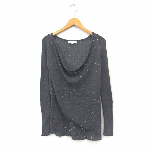【中古】ジルスチュアート JILL STUART チュニック ニット セーター 長袖 立体ドット 透け感 M グレー /ST49 レディース 【ベクトル 古着】 201005 ブランド古着ベクトルプレミアム店 【中古】ジルスチュアート JILL STUART チュニック ニット セーター 長袖 立体ドット 透け感 M グレー /ST49 レディース 【ベクトル 古着】 201005 ブランド古着ベクトルプレミアム店