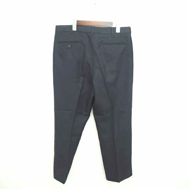 【中古】パンツ スラックス ストレート 厚手 ジップフライ 88 ネイビー 紺 /TT22 N メンズ 【ベクトル 古着】 211118