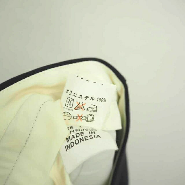 【中古】パンツ スラックス ストレート 厚手 ジップフライ 88 ネイビー 紺 /TT22 N メンズ 【ベクトル 古着】 211118