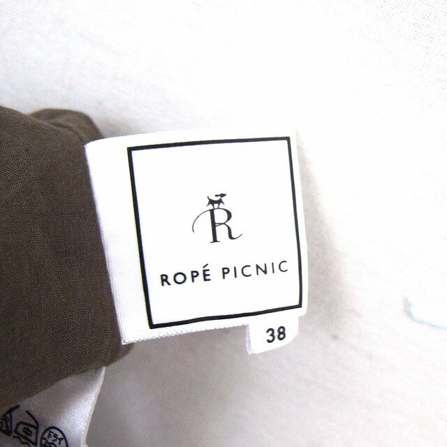 【中古】ロペピクニック ROPE Picnic スカート フレア ギャザー 膝丈 ウエストゴム シンプル 38 カーキ /ST10 レディース 【ベクトル 古着】 210116 ブランド古着ベクトルプレミアム店 vectorpremium-17110401 ブランド古着ベクトルプレミアム店 サンプル画像3