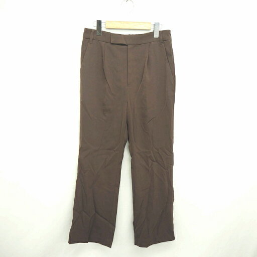 【中古】ローリーズファーム LOWRYS FARM パンツ カジュアル ストレート ジップフライ 無地 シンプル L 茶 ブラウン /TT5 レディース 【ベクトル 古着】 201224 ブランド古着ベクトルプレミアム店 【中古】ローリーズファーム LOWRYS FARM パンツ カジュアル ストレート ジップフライ 無地 シンプル L 茶 ブラウン /TT5 レディース 【ベクトル 古着】 201224 ブランド古着ベクトルプレミアム店