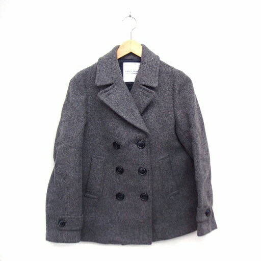 【中古】ユナイテッドアローズ A DAY IN THE LIFE UNITED ARROWS コート アウター チェスター ショート ダブル 2wayカラー ウール 毛 総柄 38 グレー 灰 /HT6 レディース 【ベクトル 古着】 211025 【中古】ユナイテッドアローズ A DAY IN THE LIFE UNITED ARROWS コート アウター チェスター ショート ダブル 2wayカラー ウール 毛 総柄 38 グレー 灰 /HT6 レディース 【ベクトル 古着】 211025