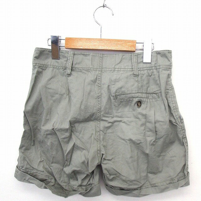 【中古】ブロードゥリー&コー Broderie&Co ナノユニバース パンツ ショート ロールアップ 無地 シンプル カーキ /FT10 レディース 【ベクトル 古着】 210513 vectorpremium-17116837 ブランド古着ベクトルプレミアム店 サンプル画像2