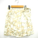 【中古】LOVE OTHER キュロット ボトムス 花柄 ミニ ショート アイボリー /MT7 レディース 【ベクトル 古着】 210526
