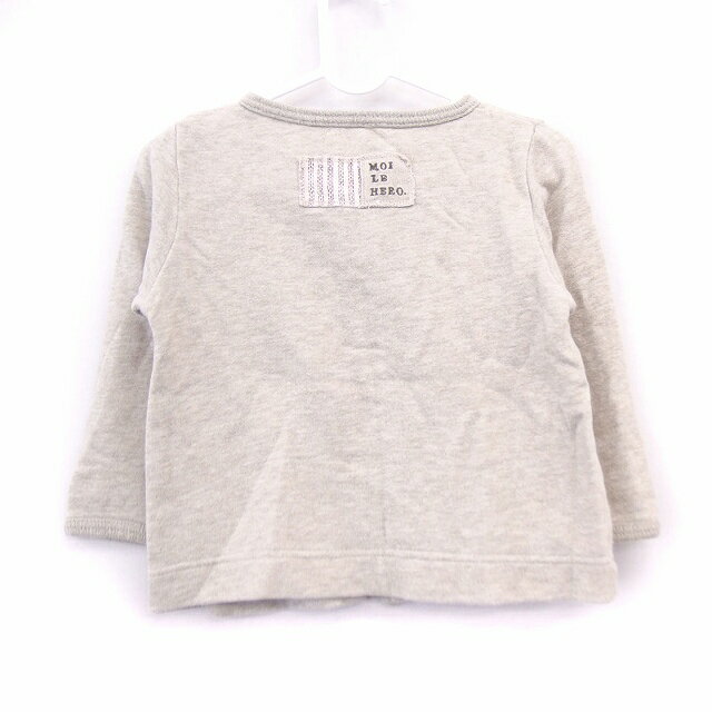 【中古】ビケット biquette ベビー服 カーディガン ボートネック 長袖 コットン 綿...