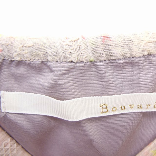 ブランド古着ベクトルプレミアム店の【中古】ブバルディア Bouvardia オールインワン キャミ 総柄 スカート風 ショートパンツ F グレージュ /FT33 レディース 【ベクトル 古着】 210610｜アングル3