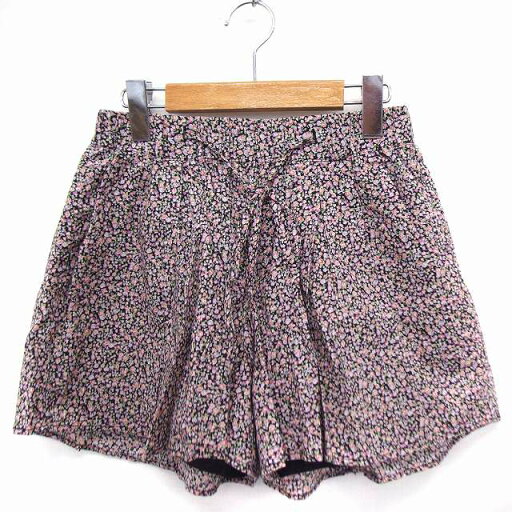 【中古】ティーケーミクスパイス タケオキクチ THE SHOP TK MIXPICE パンツ キュロット 小花柄 ショート コットン 綿 F ブラック 黒 ピンク /FT14 レディース 【ベクトル 古着】 210616 【中古】ティーケーミクスパイス タケオキクチ THE SHOP TK MIXPICE パンツ キュロット 小花柄 ショート コットン 綿 F ブラック 黒 ピンク /FT14 レディース 【ベクトル 古着】 210616